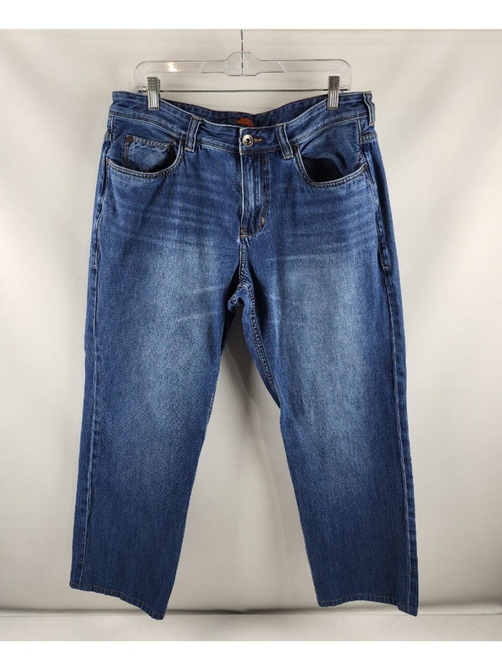 Tommy Bahama Jeans Mens 36x27 Blue Barbados Authentic Straight Leg Denim